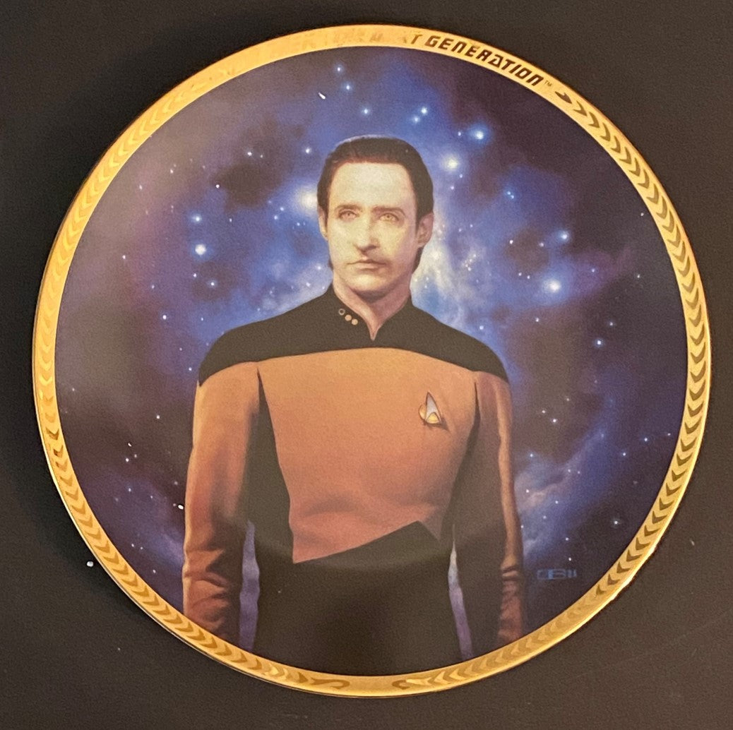 Star Trek: The Next Generation 5th Anniversary Commemorative Plate