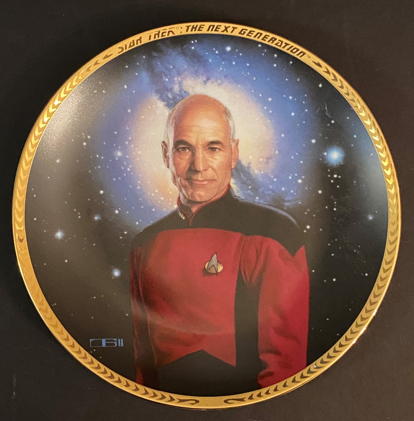 Star Trek: The Next Generation 5th Anniversary Commemorative Plate