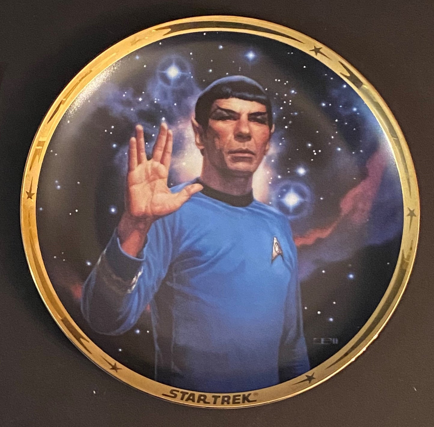Star Trek 25th Anniversary Commemorative Plate