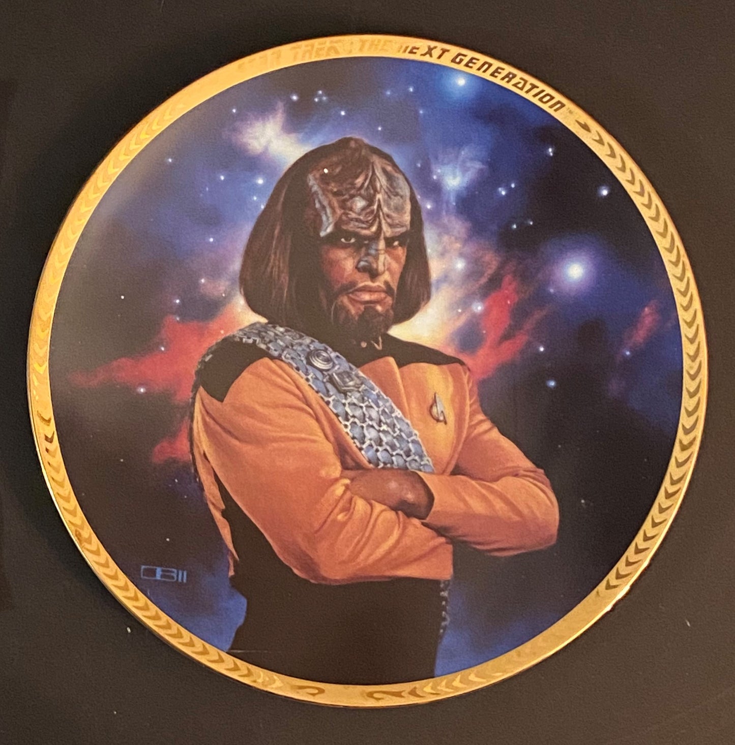 Star Trek: The Next Generation 5th Anniversary Commemorative Plate