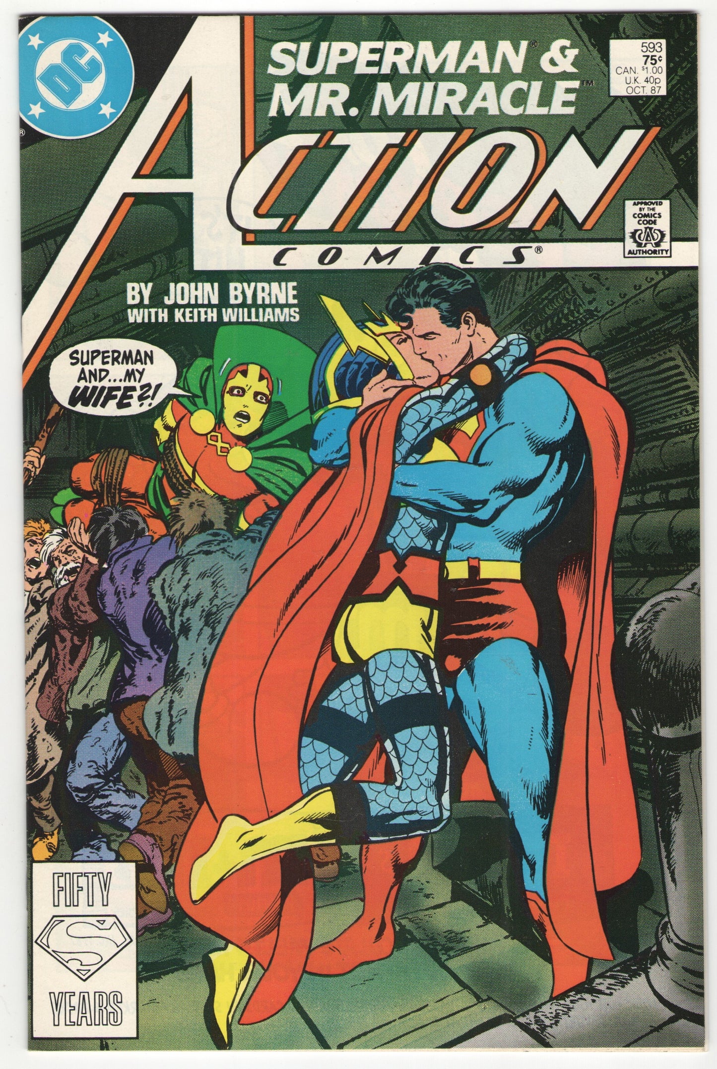 Action Comics #592-593 Controversial “Sleez” Story Arc (1987)