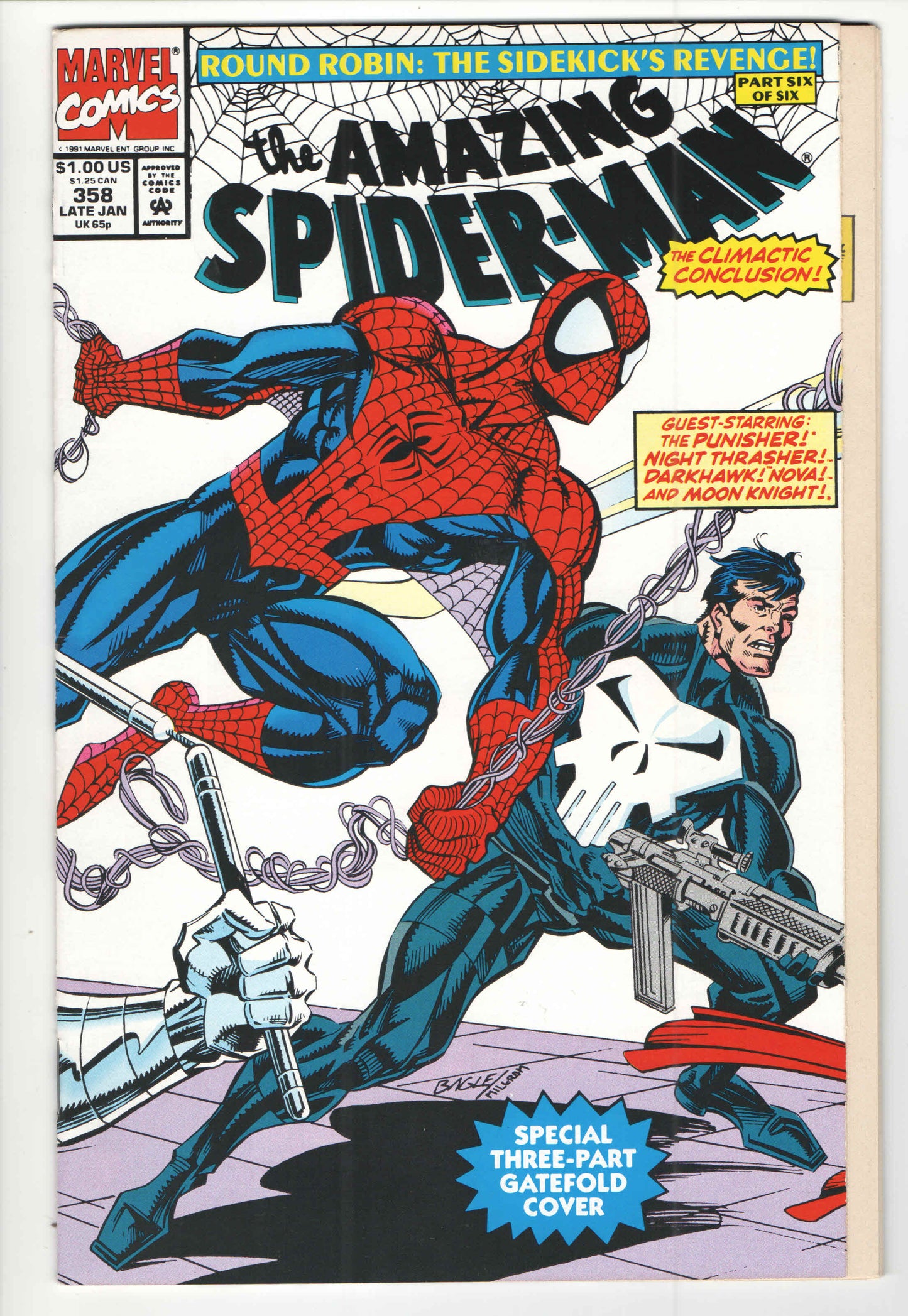 Amazing Spider-Man “Round Robin: The Sidekick’s Revenge” Complete Story Arc (1991)