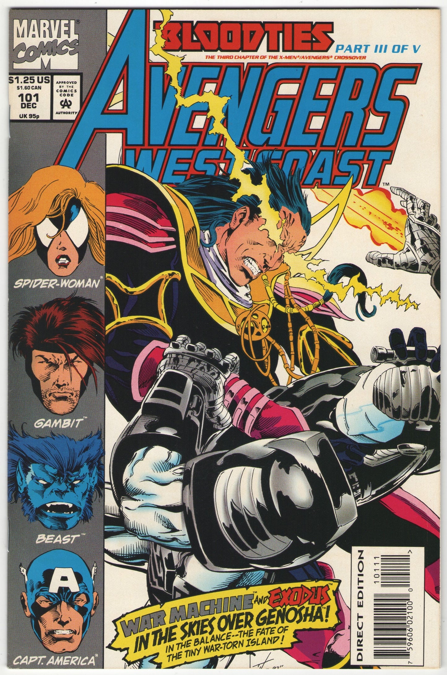 Avengers/X-Men “Bloodties” Complete Crossover Limited Series (1993)