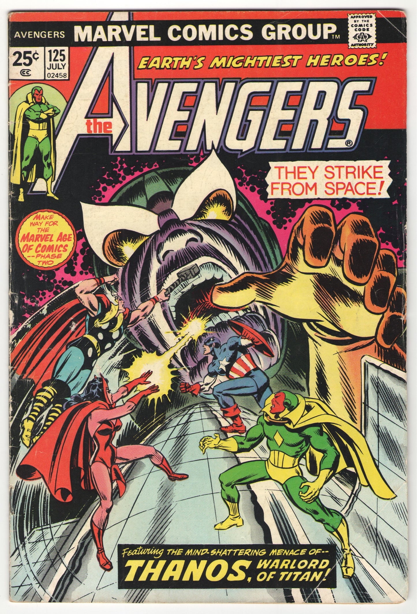 The Avengers #125 (1974)