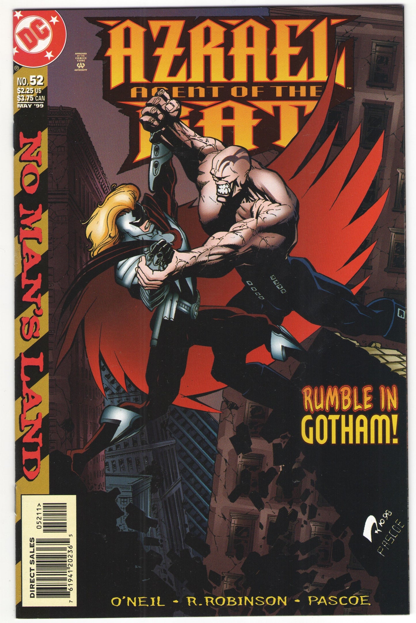 Azrael: Agent of the Bat “No Man’s Land” Issues #50-57, 60 Bundle