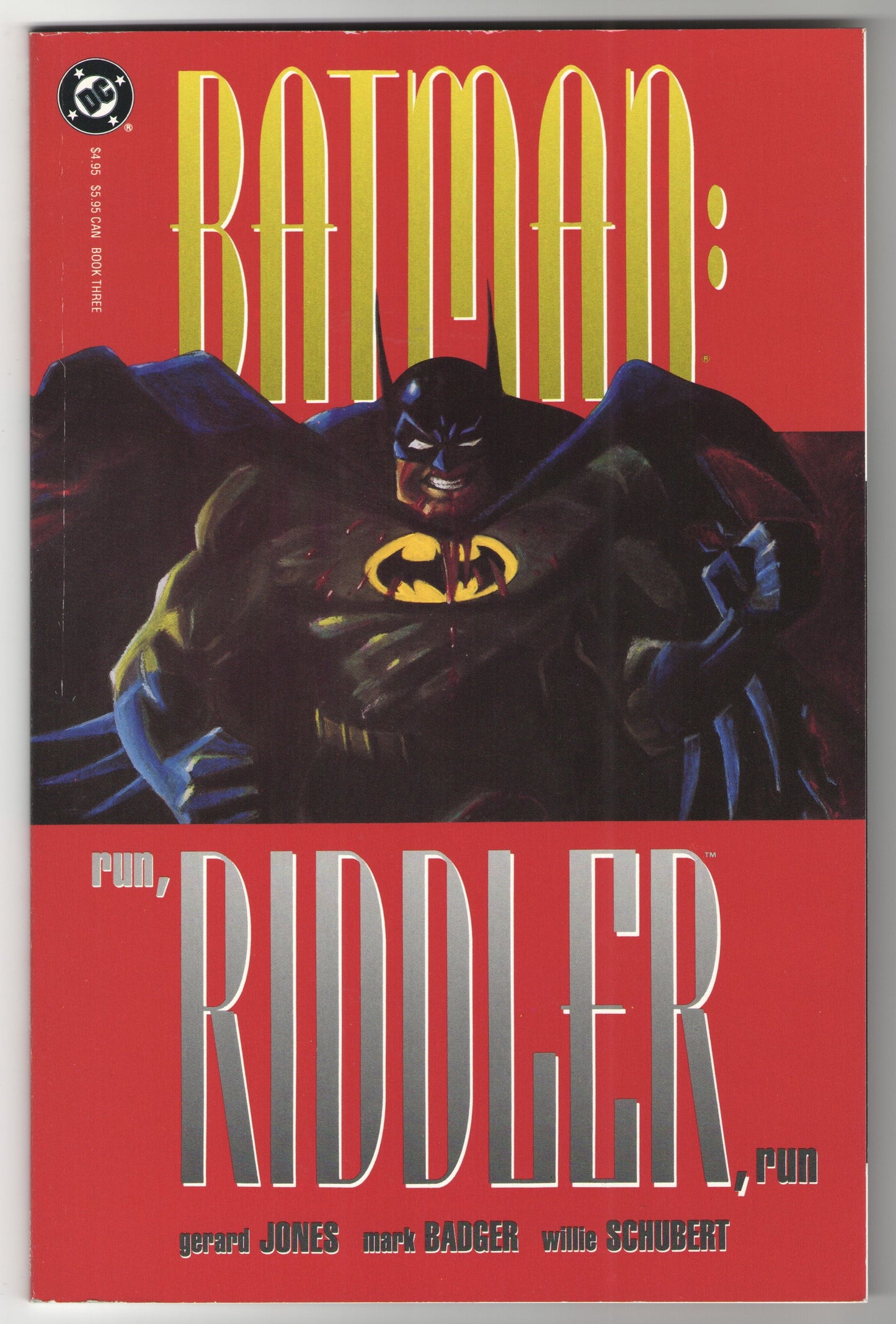 Batman: Run, Riddler, Run Complete Limited Series (1992)