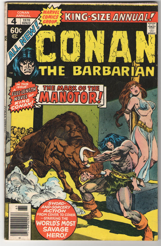 Conan The Barbarian King-Size Annual #4 (1978)