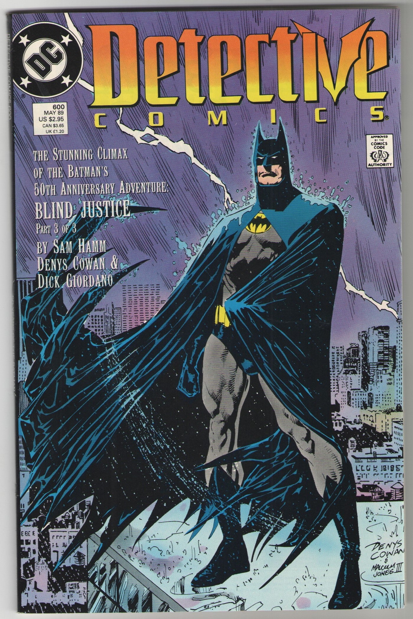 Detective Comics “Blind Justice” Complete Story Arc (1989)
