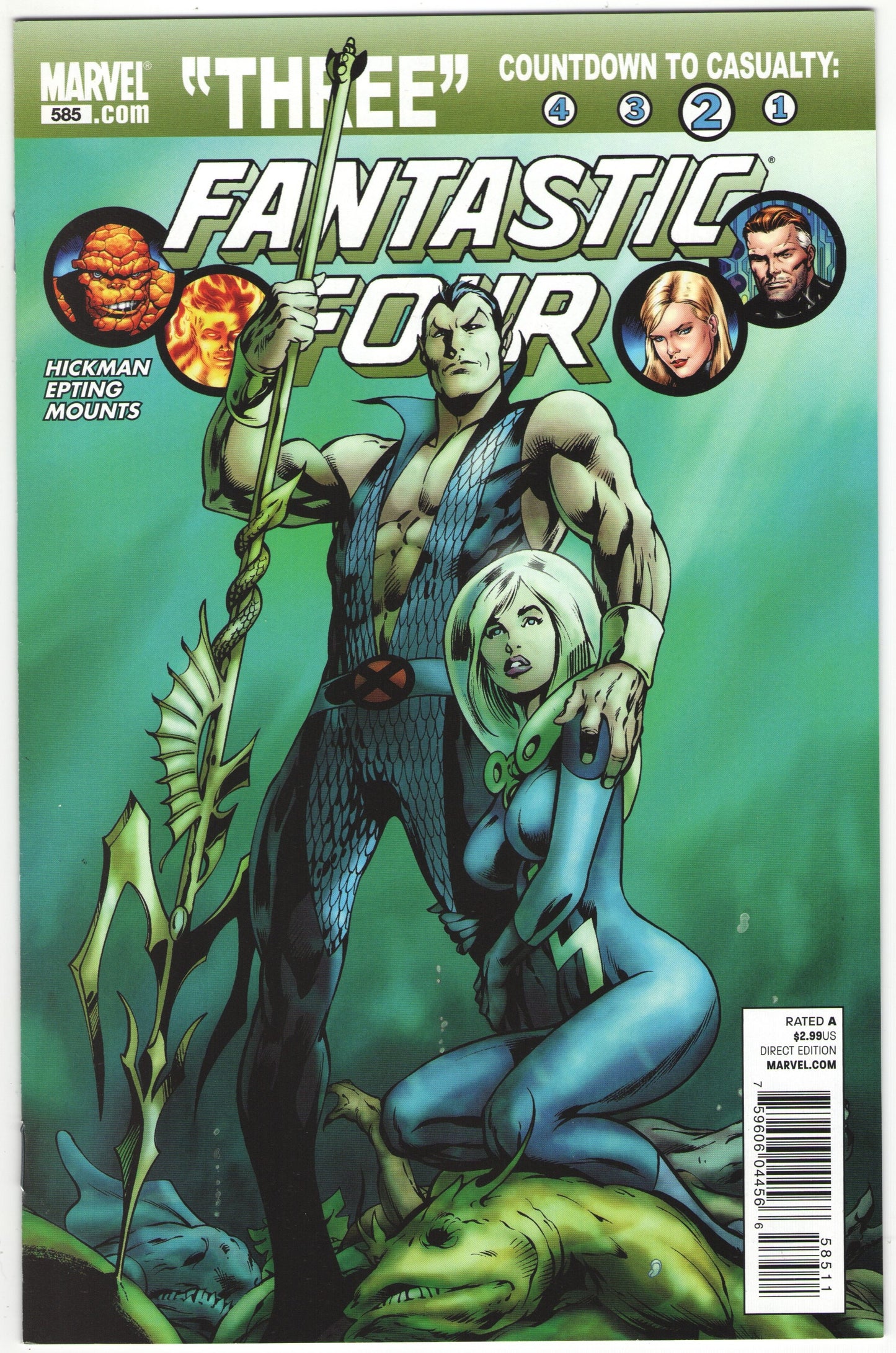 Fantastic Four “Three” Complete Story Arc (2011)