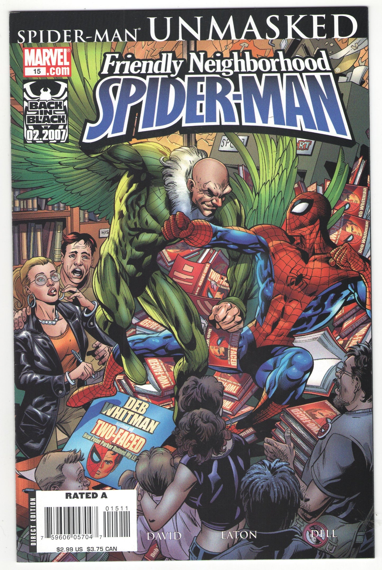 Friendly Neighborhood Spider-Man #14-16 (2007) “Unmasked-Taking Wing” Complete Story Arc