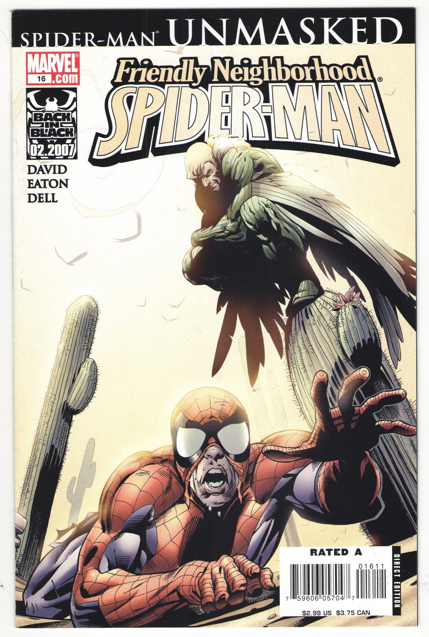 Friendly Neighborhood Spider-Man #14-16 (2007) “Unmasked-Taking Wing” Complete Story Arc