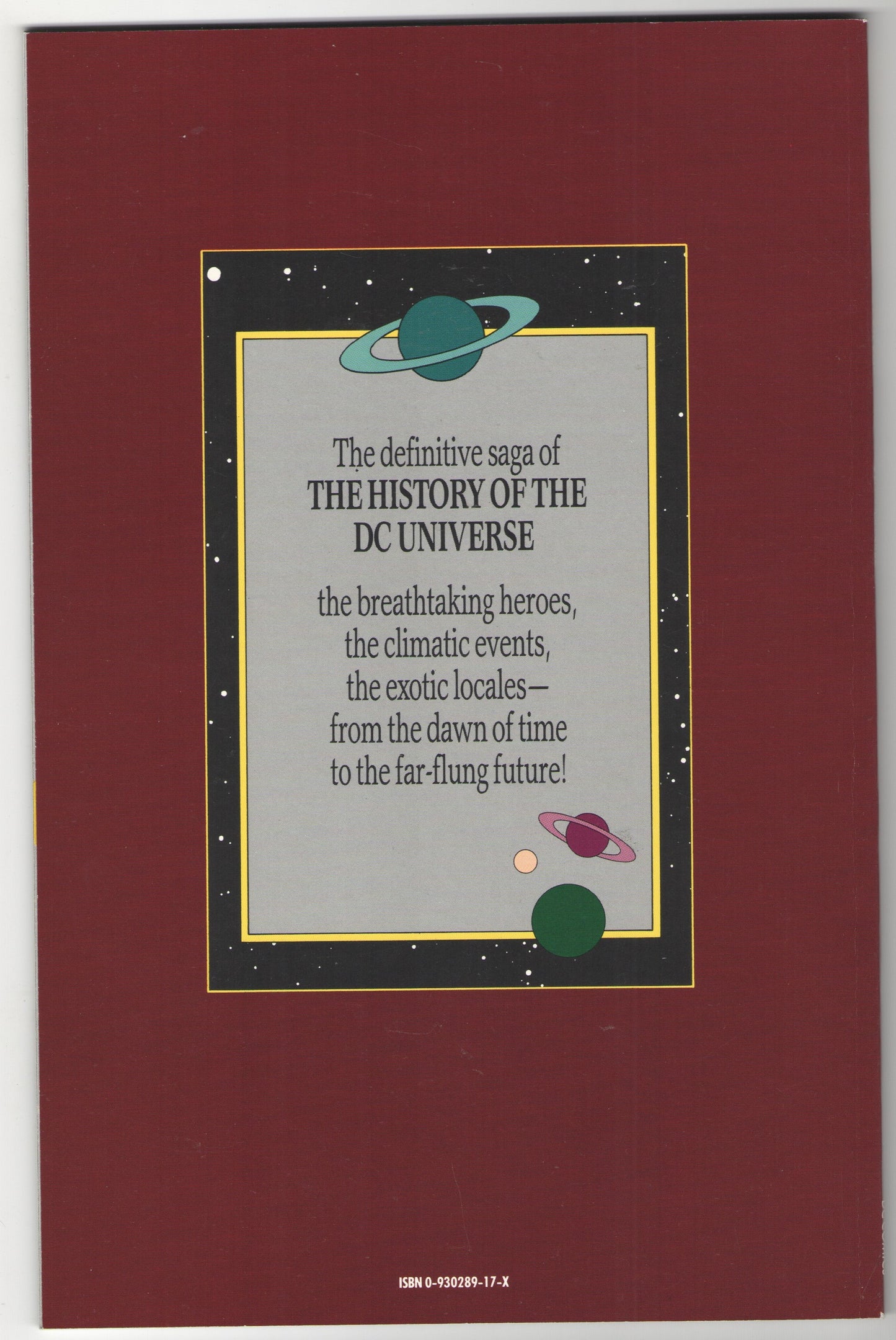 History of the DC Universe Complete Limited Series (1986)