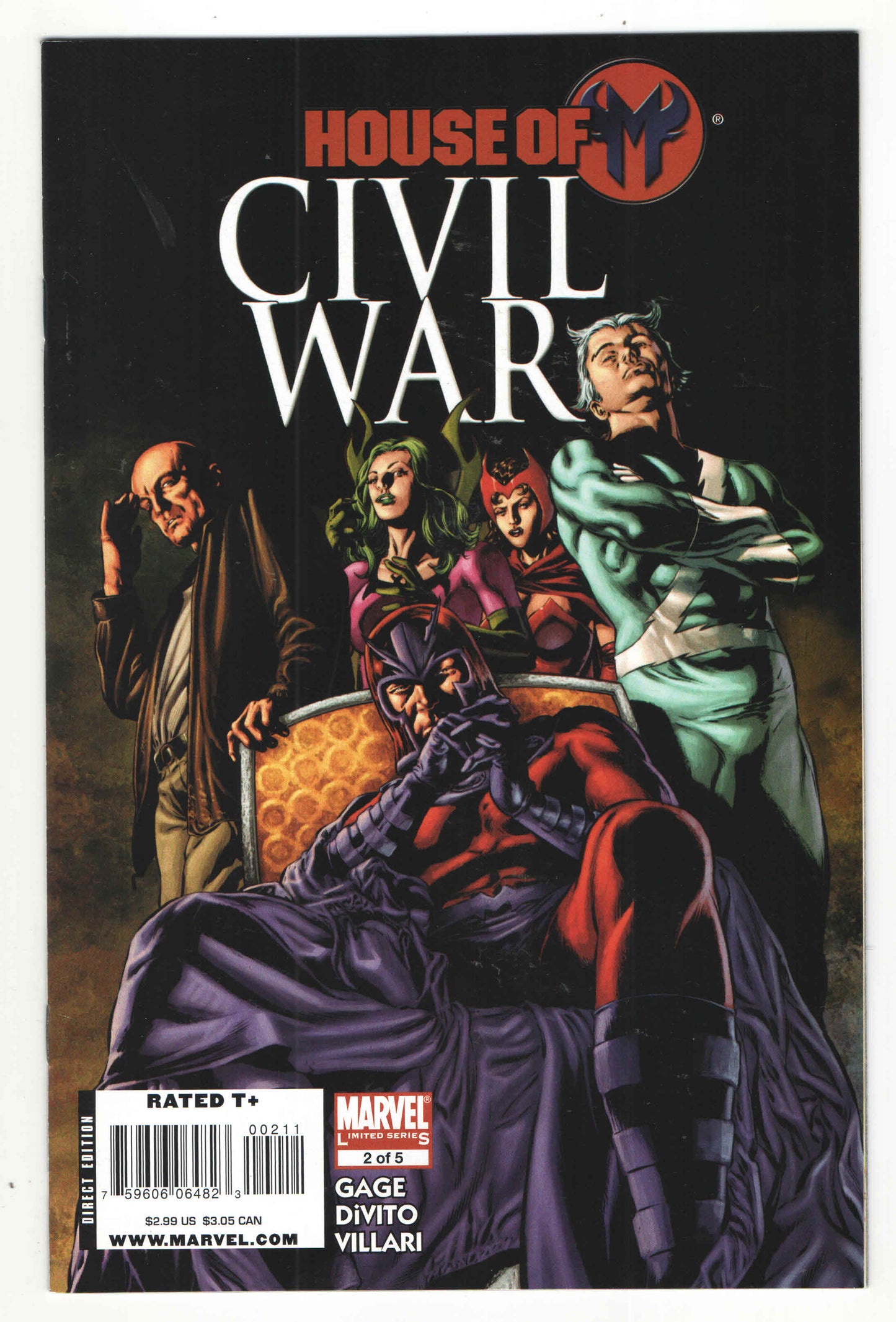 “Civil War: House of M” Complete Limited Series (2008)