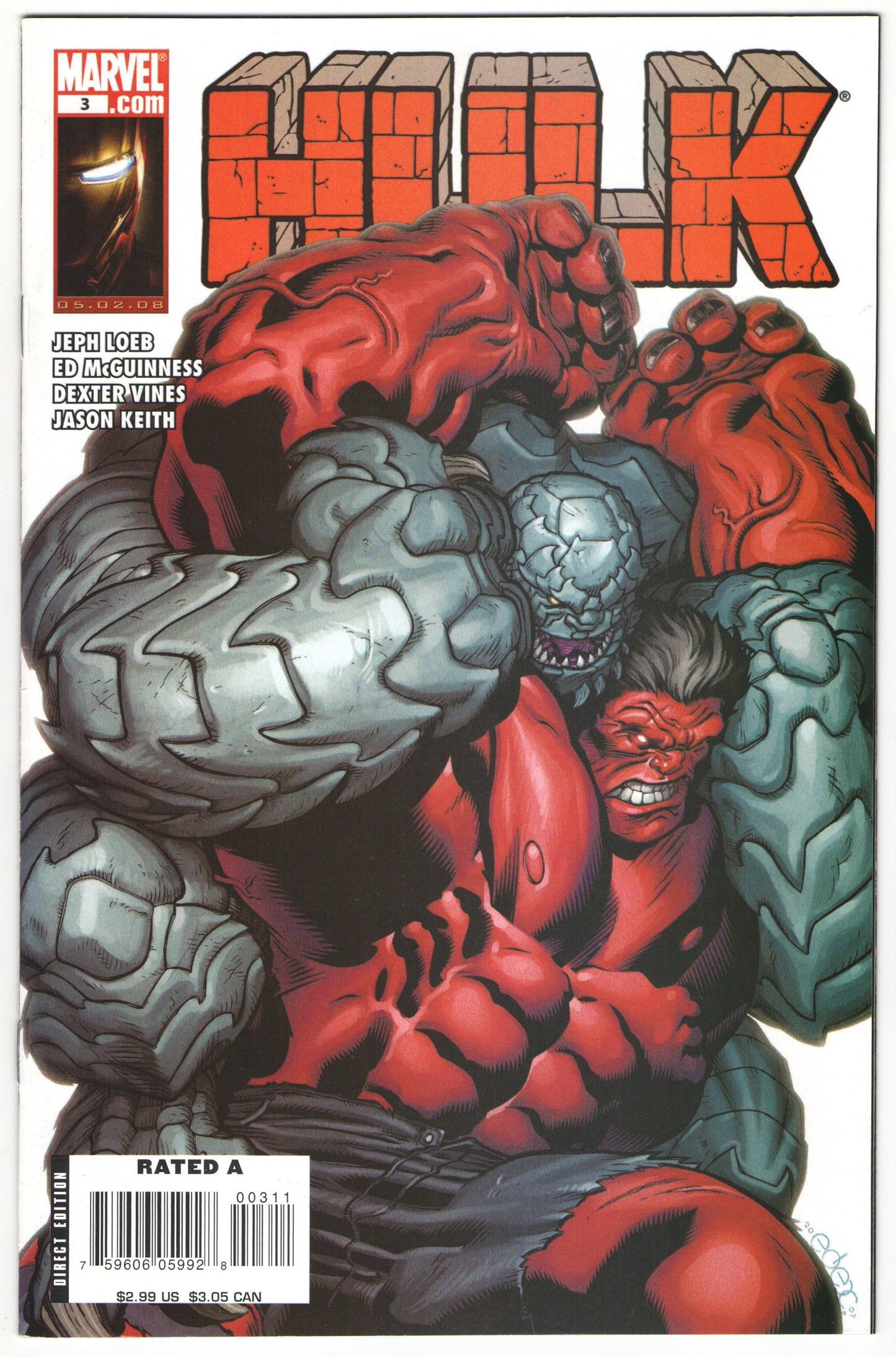 Hulk #3A, 3C (2008)