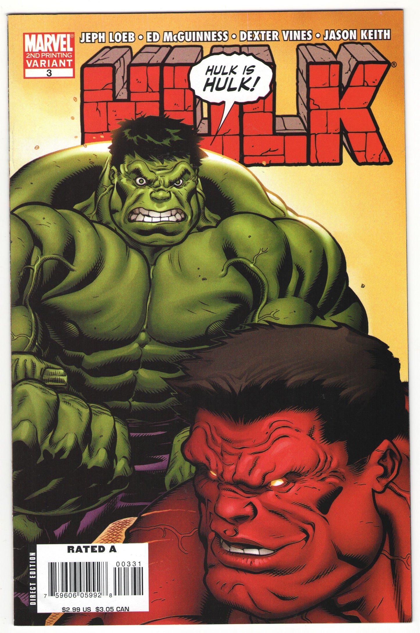 Hulk #3A, 3C (2008)