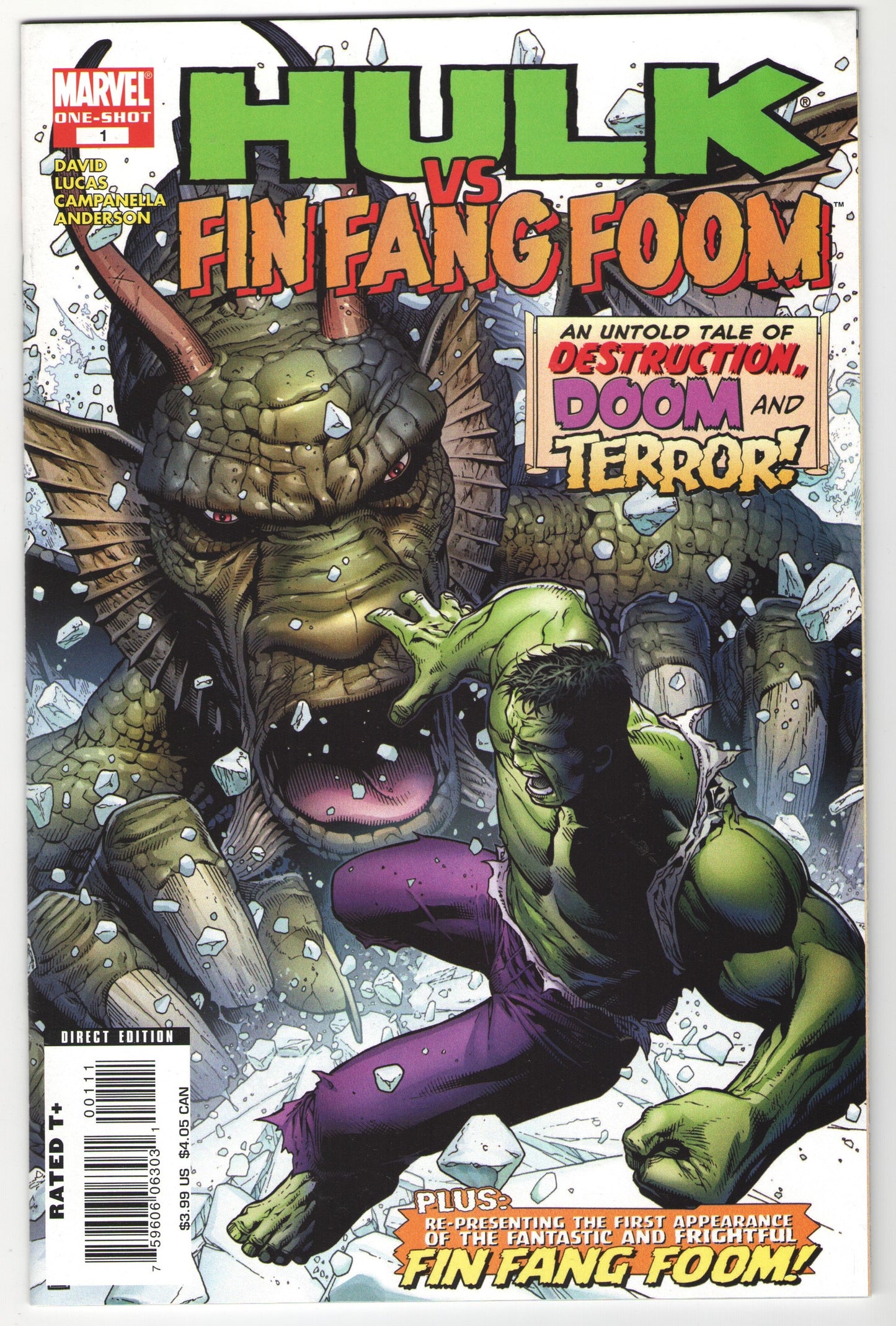 Hulk vs Fin Fang Foom One-Shot (2008)