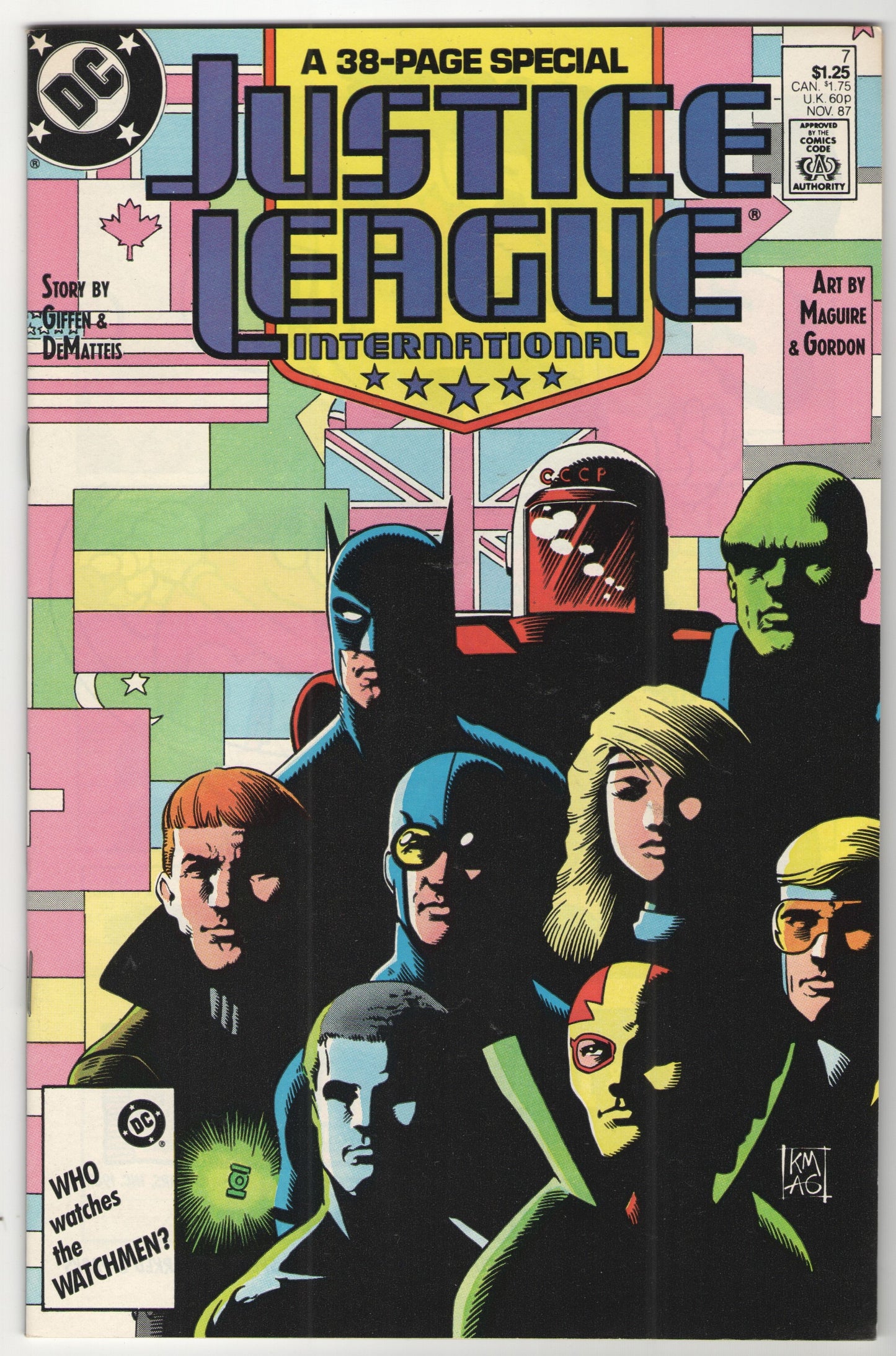 Justice League #5-7 Gray Man Story Arc (1987)