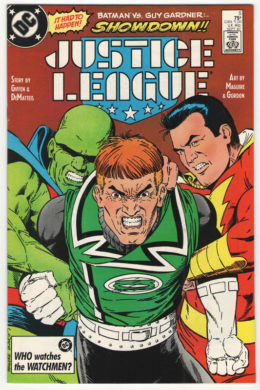 Justice League #5-7 Gray Man Story Arc (1987)