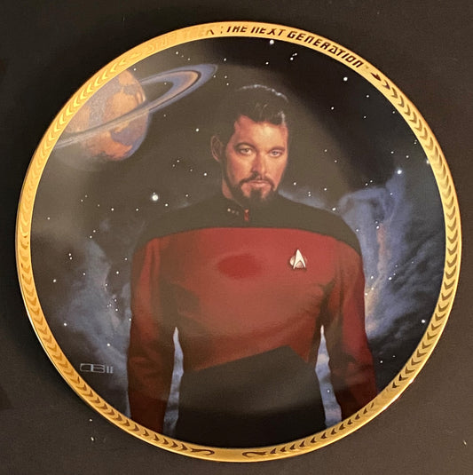 Star Trek: The Next Generation 5th Anniversary Commemorative Plate