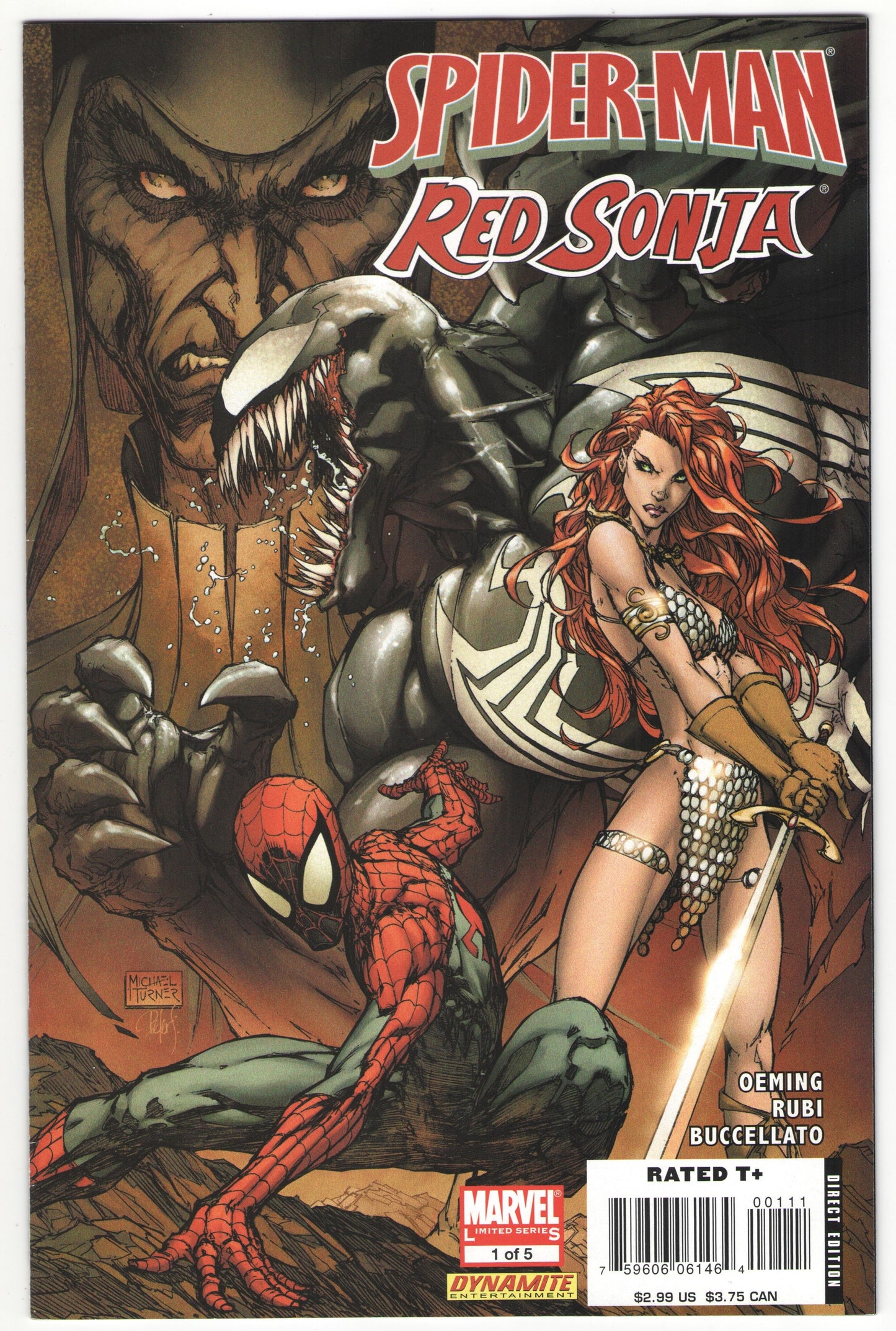 Spider-Man / Red Sonja Completed Limited Series (2008)