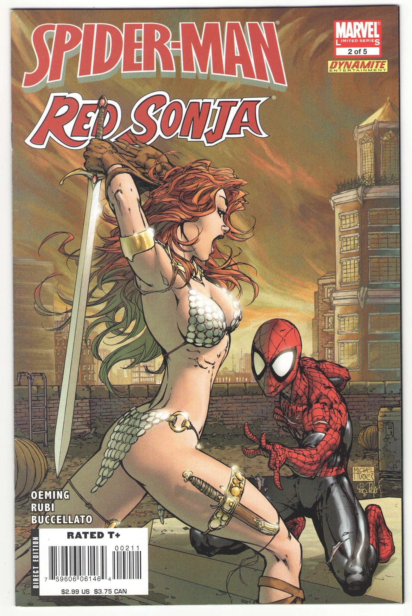 Spider-Man / Red Sonja Completed Limited Series (2008)