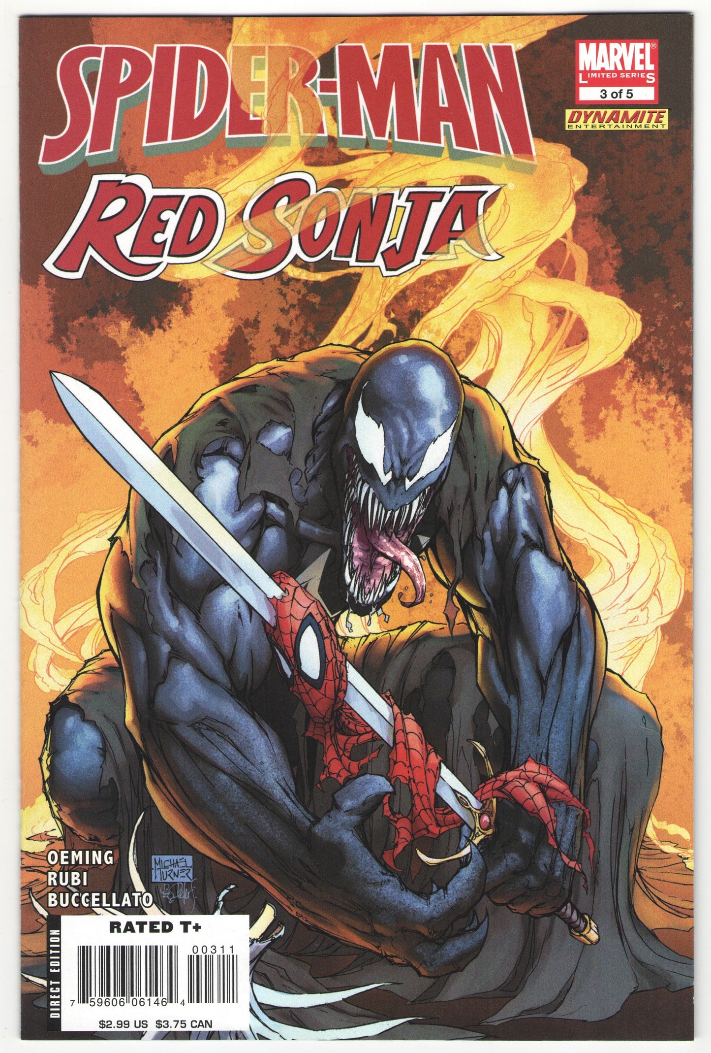 Spider-Man / Red Sonja Completed Limited Series (2008)