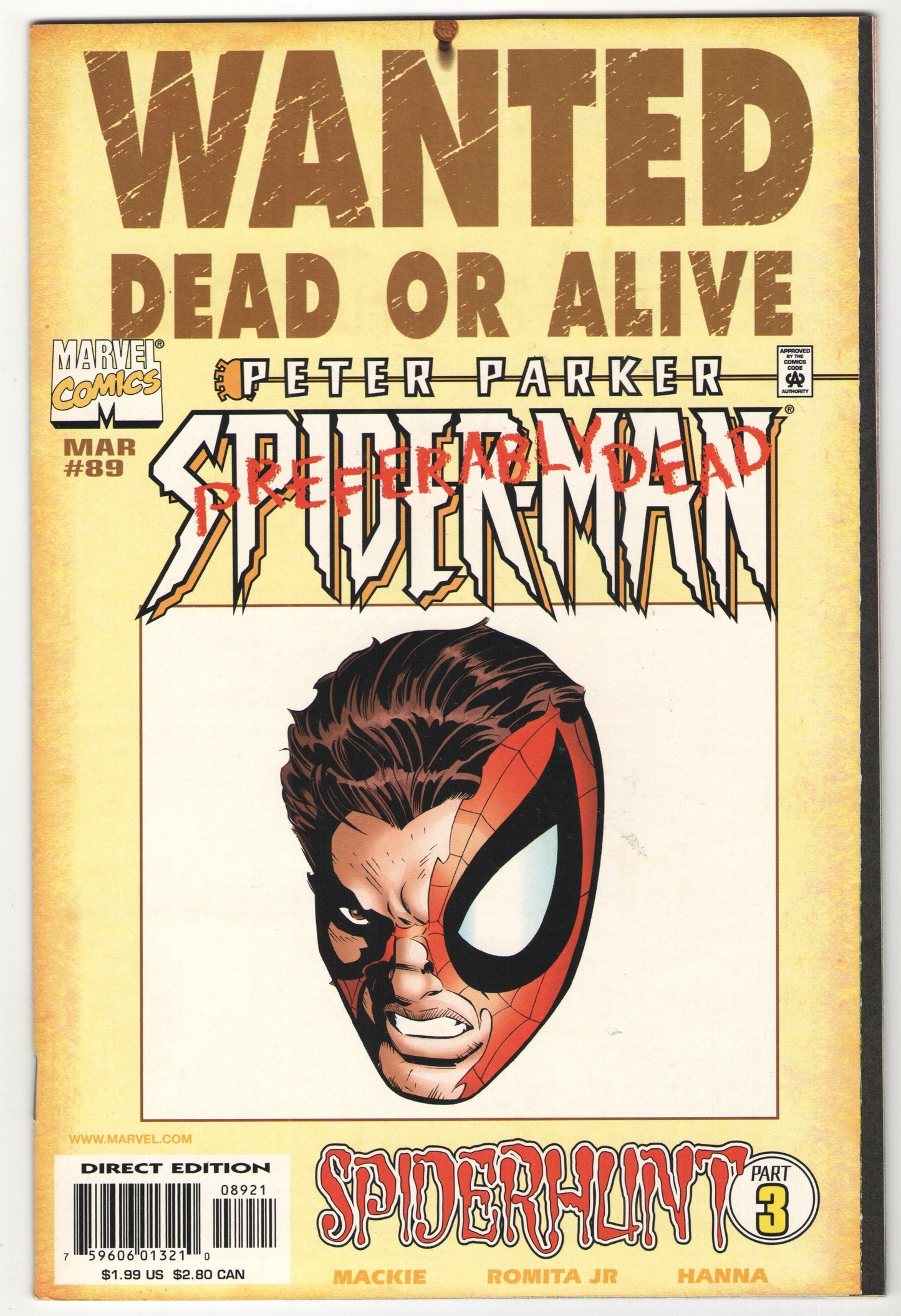 Spider-Man: SpiderHunt Complete Story Arc (1998) Incentive Covers