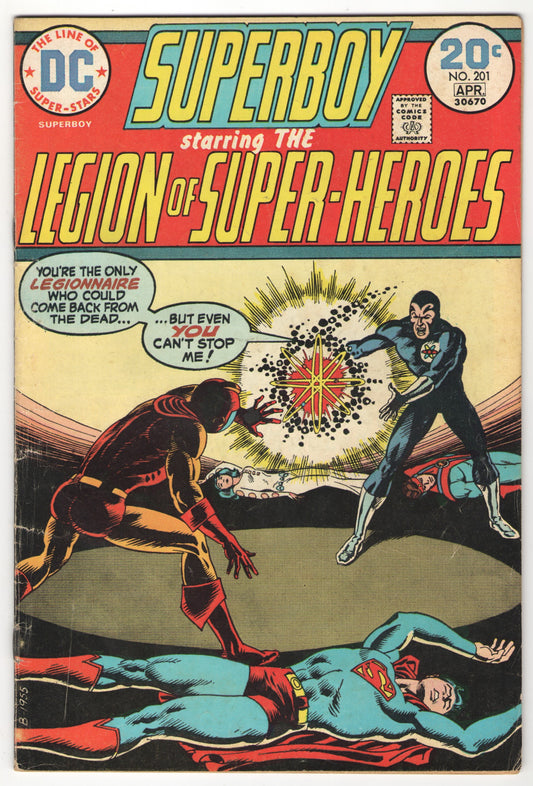 Superboy starring the Legion of Super-Heroes #201 (1974)