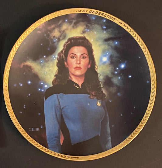Star Trek: The Next Generation 5th Anniversary Commemorative Plate