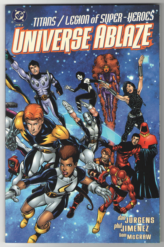 Titans/Legion of Super-Heroes: Universe Ablaze Complete Limited Series (2000)