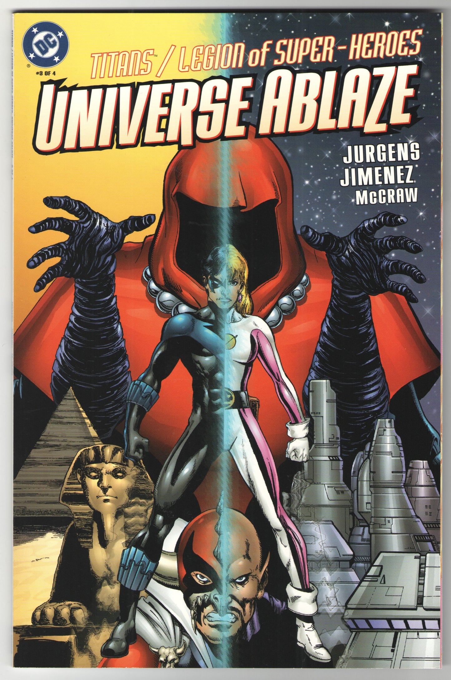 Titans/Legion of Super-Heroes: Universe Ablaze Complete Limited Series (2000)