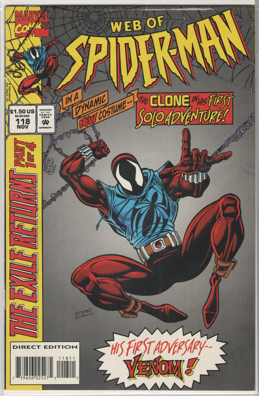 Spider-Man/Web of Spider-Man “The Exile Returns” Complete Crossover Story Arc (1994)