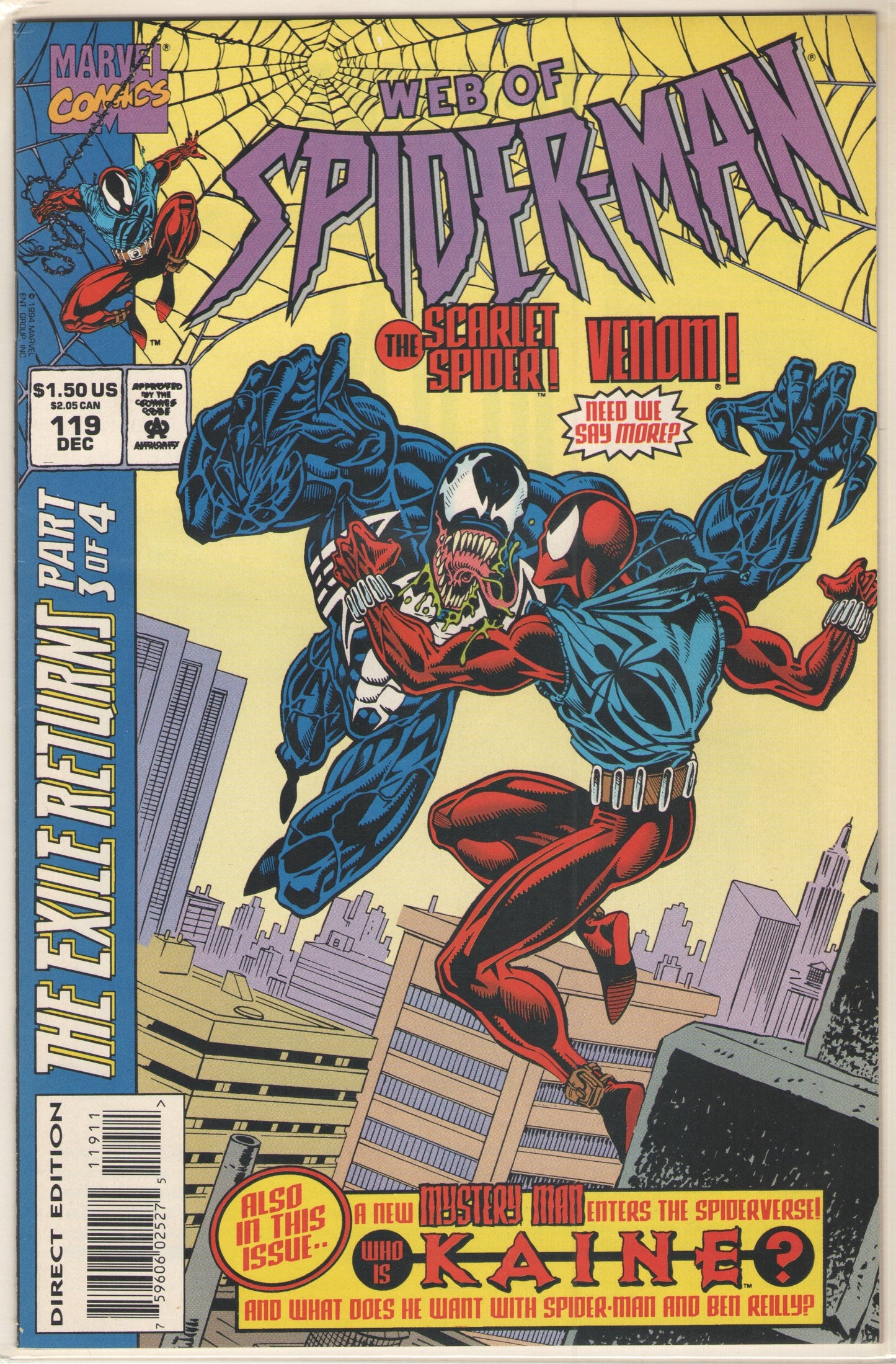 Spider-Man/Web of Spider-Man “The Exile Returns” Complete Crossover Story Arc (1994)