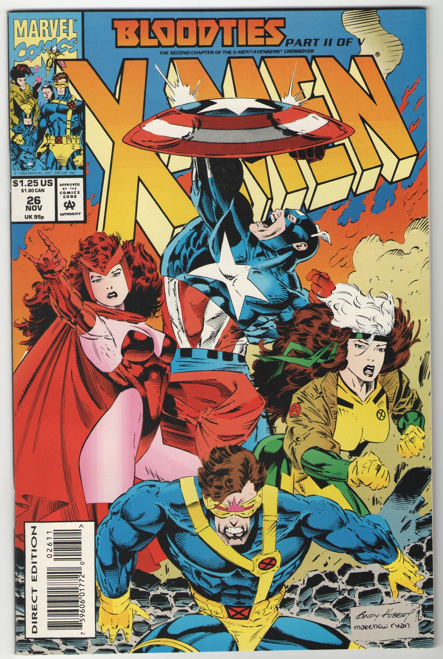 Avengers/X-Men “Bloodties” Complete Crossover Limited Series (1993)