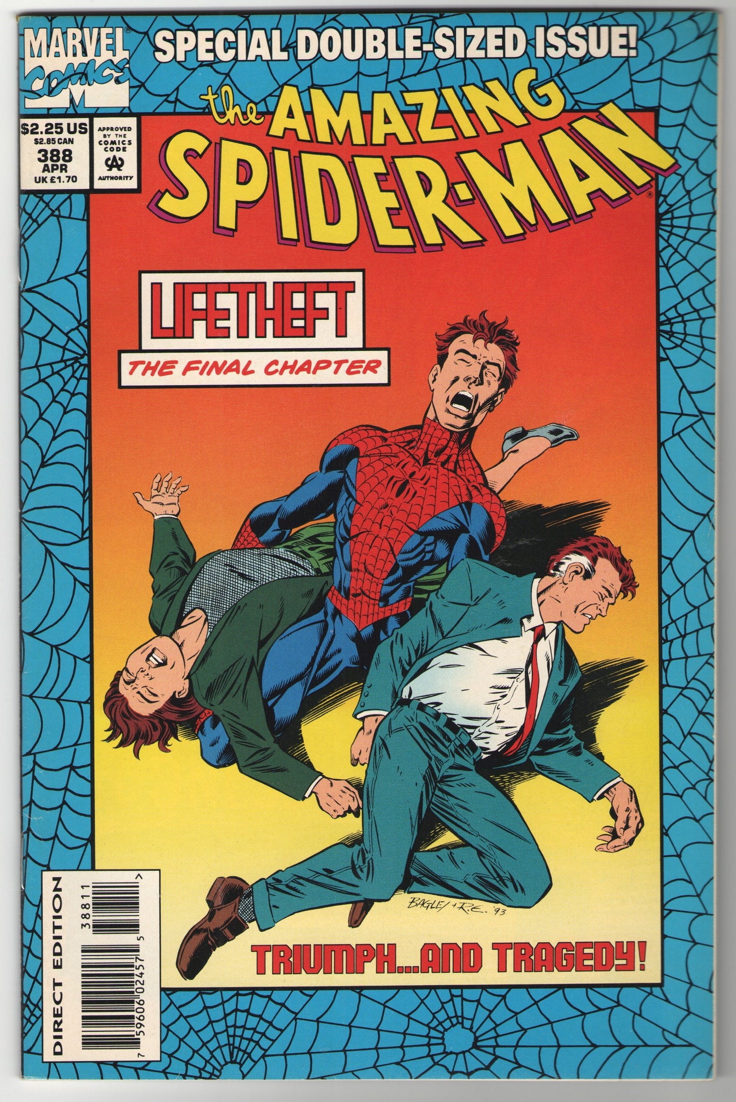 Amazing Spider-Man "Lifetheft" Complete Story Arc #386-388 (1994)