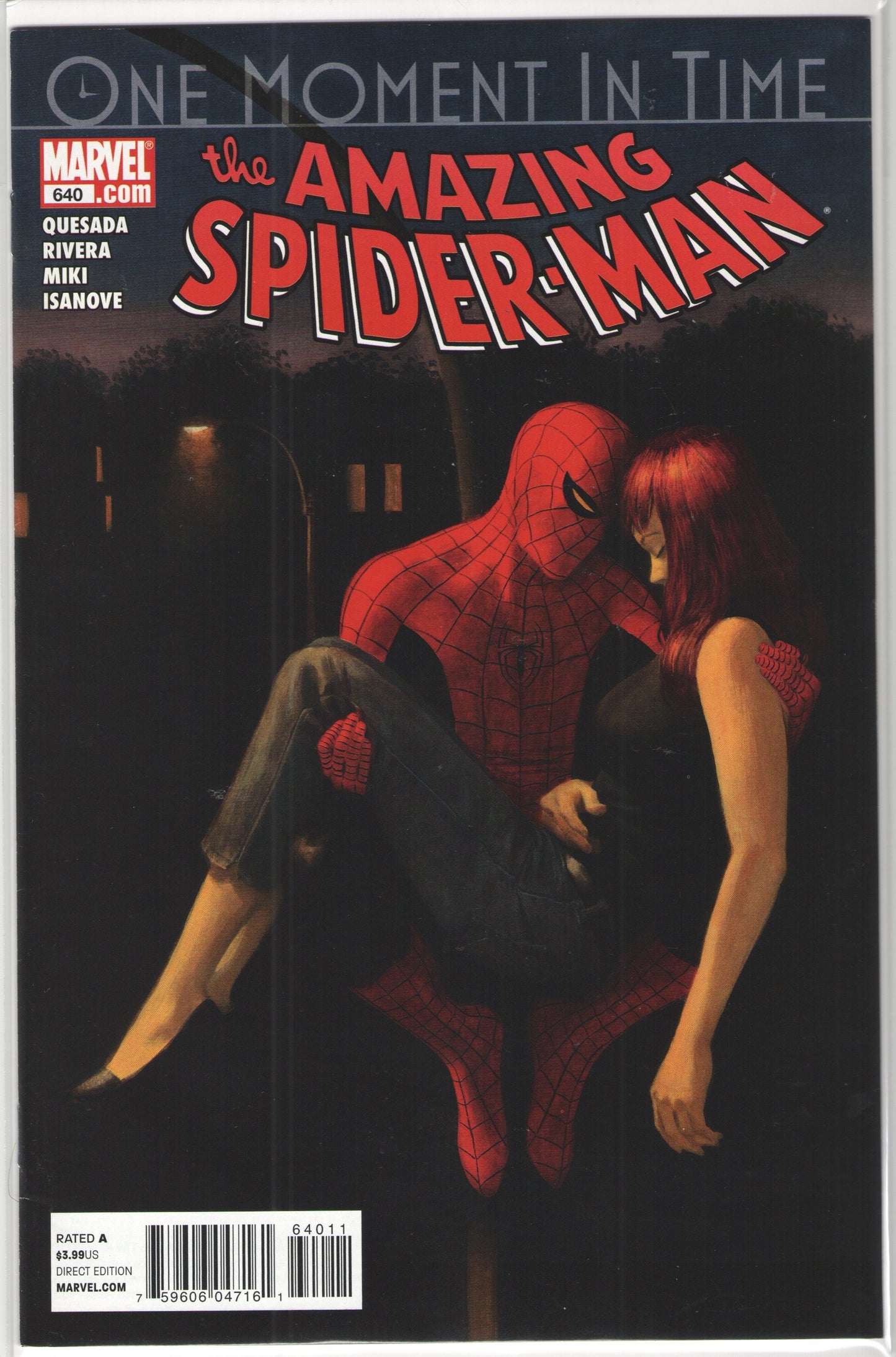 Amazing Spider-Man "One Moment in Time" Complete Story Arc #638-641 (2010)
