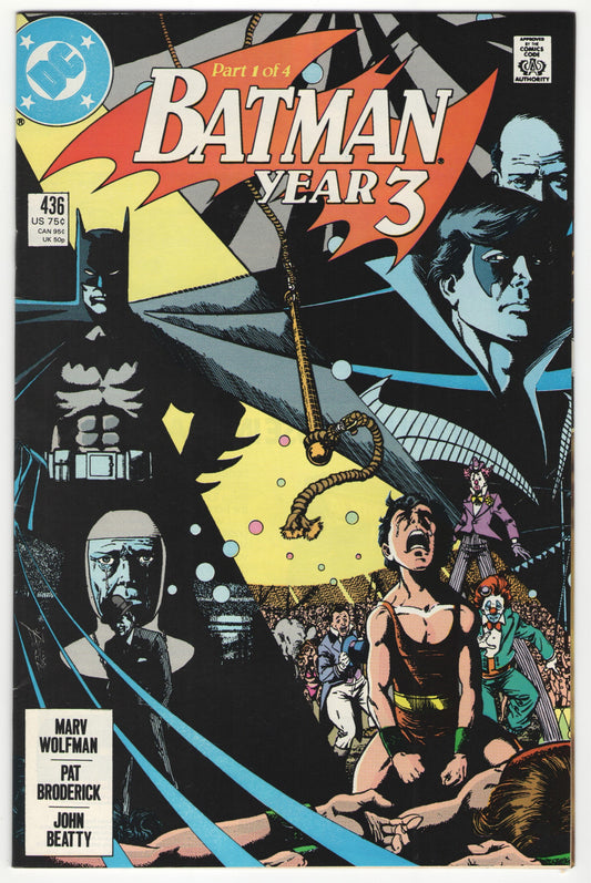 Batman #436-439 – “Batman Year 3” Story Arc (1989)