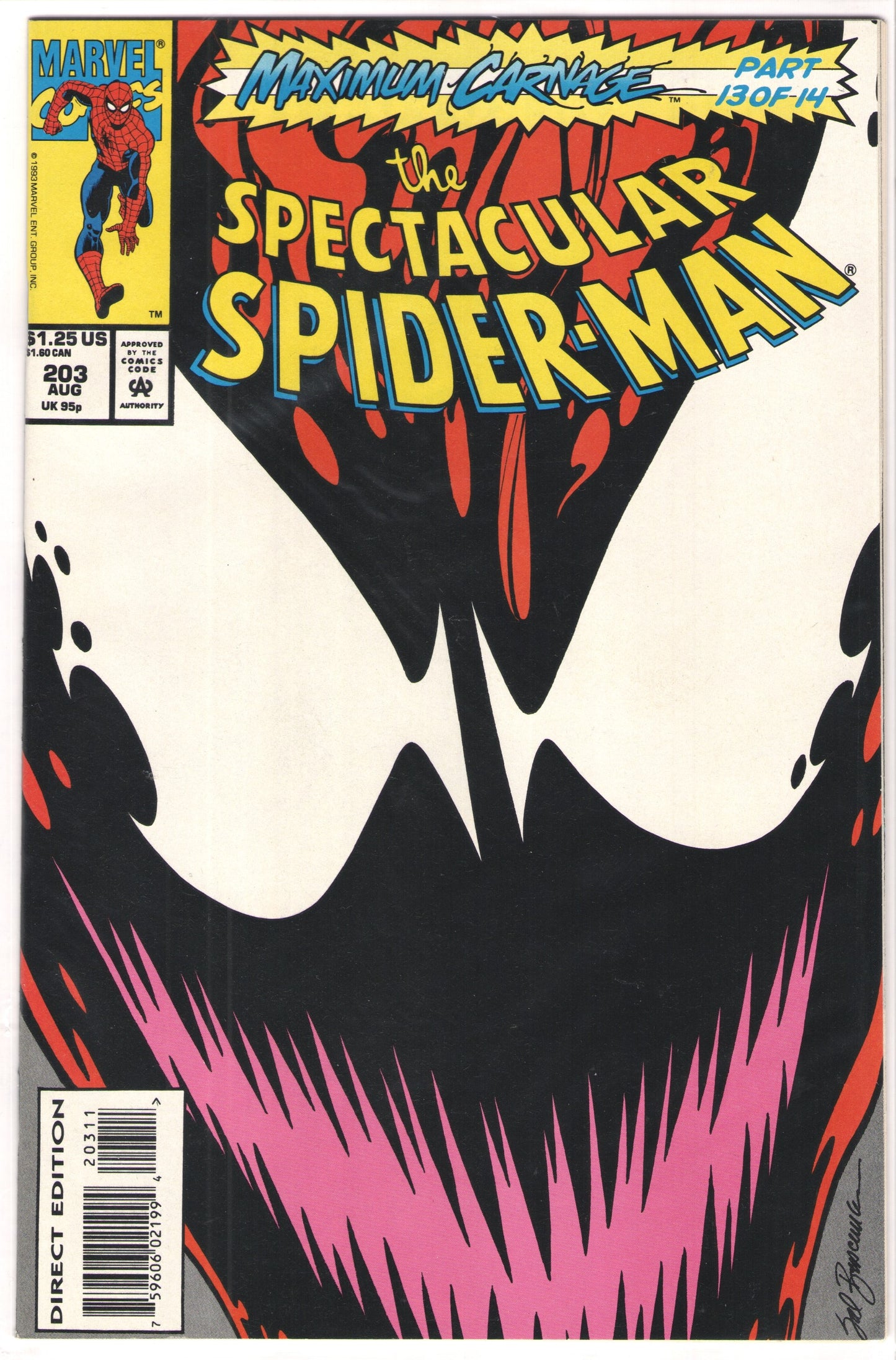 MAXIMUM CARNAGE (1993) STORY ARC, 13 of 14 Issues