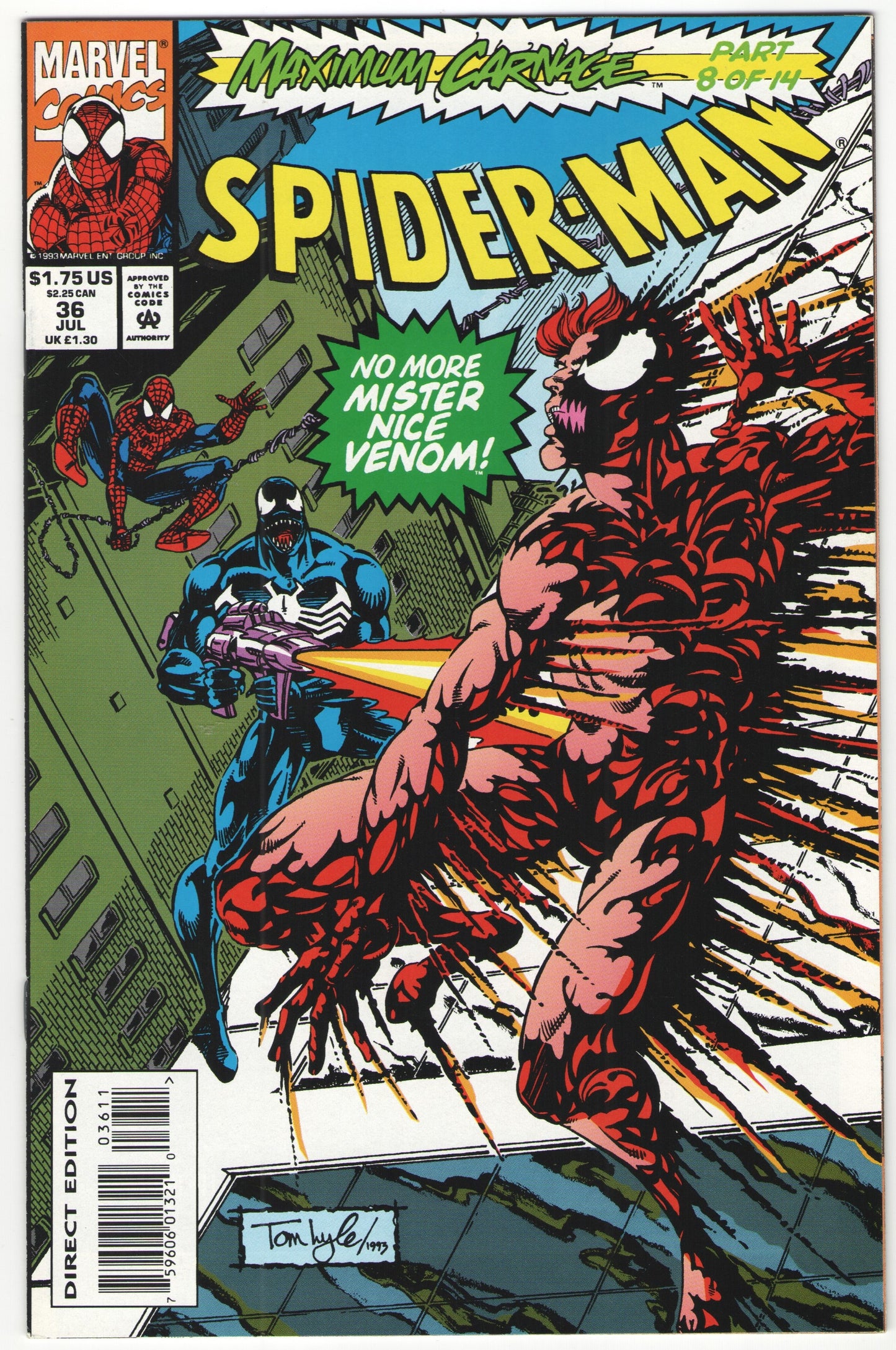 MAXIMUM CARNAGE (1993) STORY ARC, 13 of 14 Issues