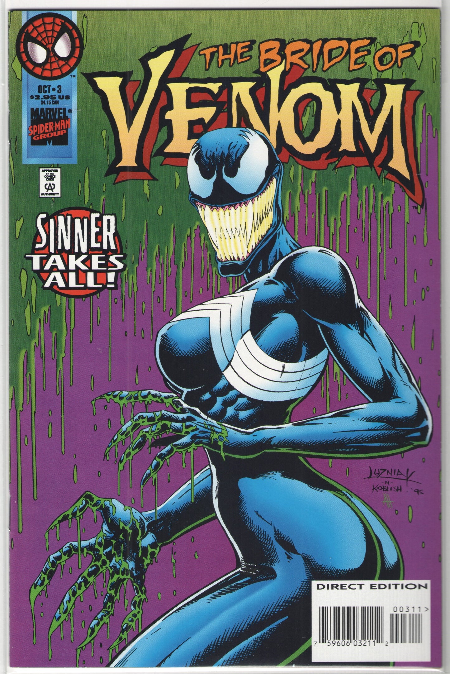 Venom: Sinner Takes (1995) All Complete Limited Series