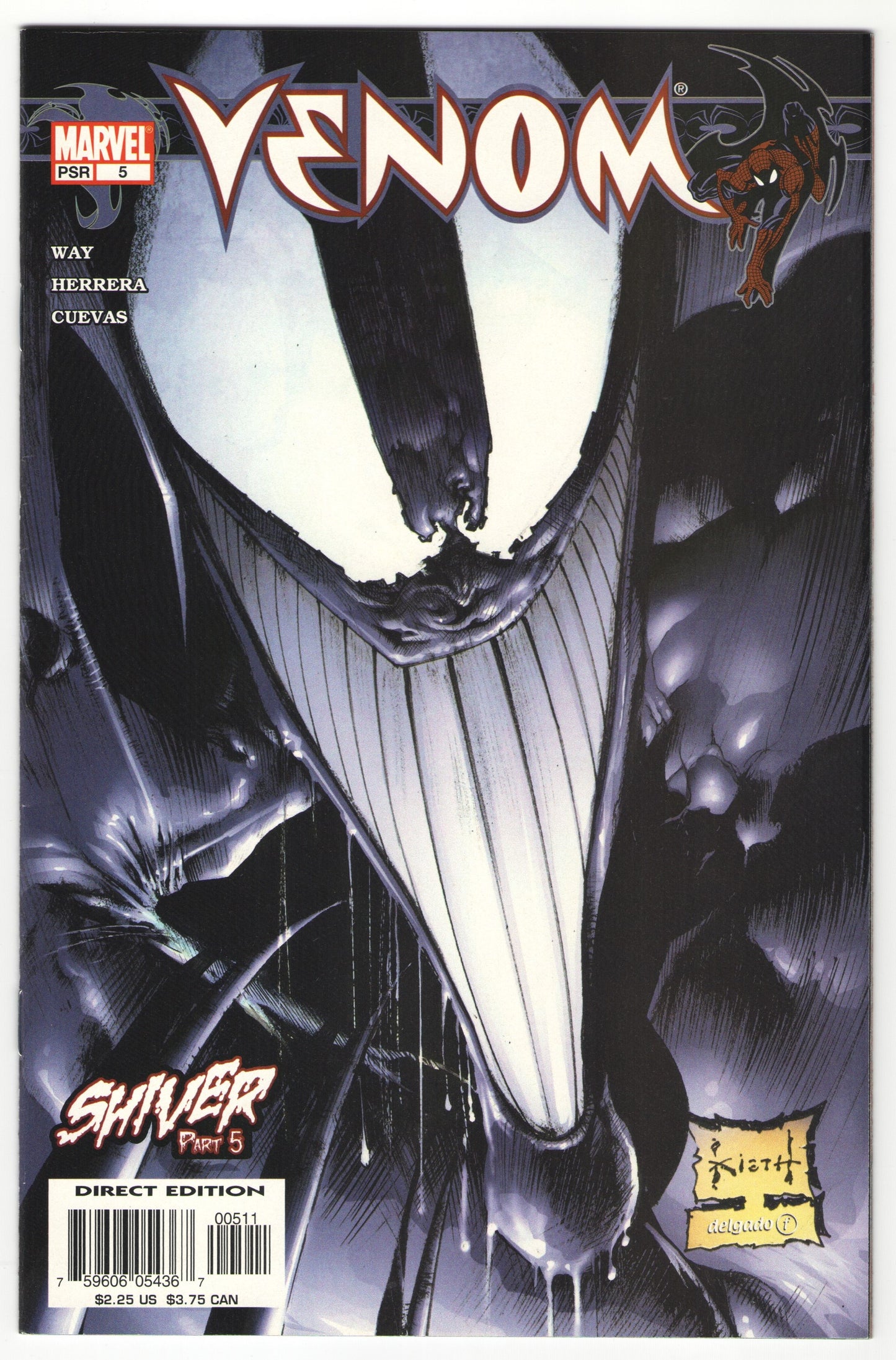 Venom (2003) "Shiver" Story Arc, Issues #1-5