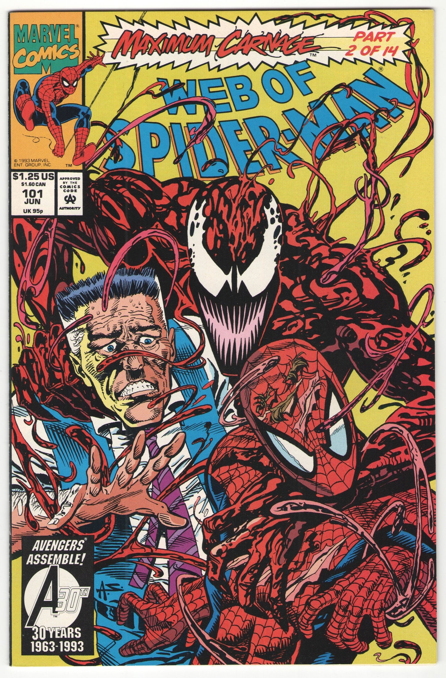 MAXIMUM CARNAGE (1993) STORY ARC, 13 of 14 Issues